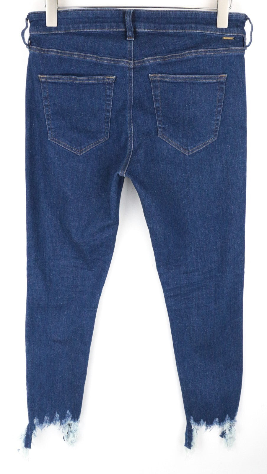 DIESEL Slandy 088AT W34/L32 Women Jeans Mid-Blue Distress Super Slim Skinny