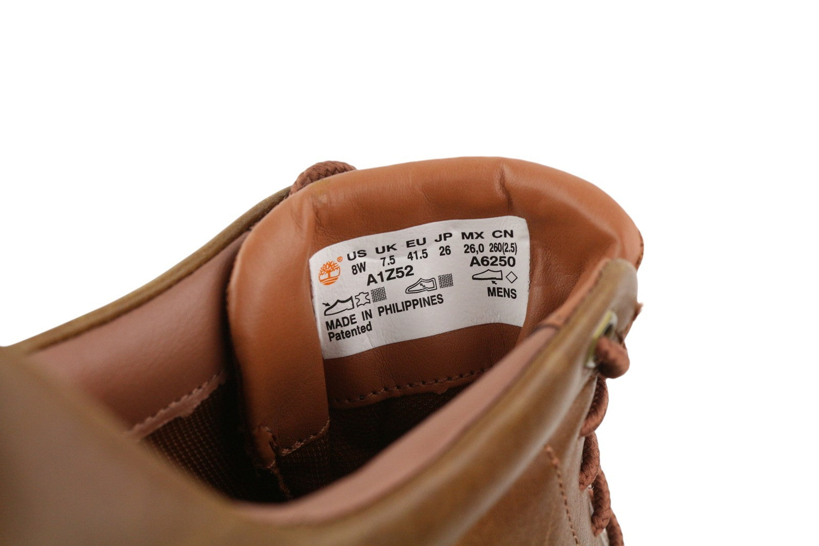 TIMBERLAND A1Z52 Men Shoes EU41/41.5 Brown Leather Sensorflex Comfort System