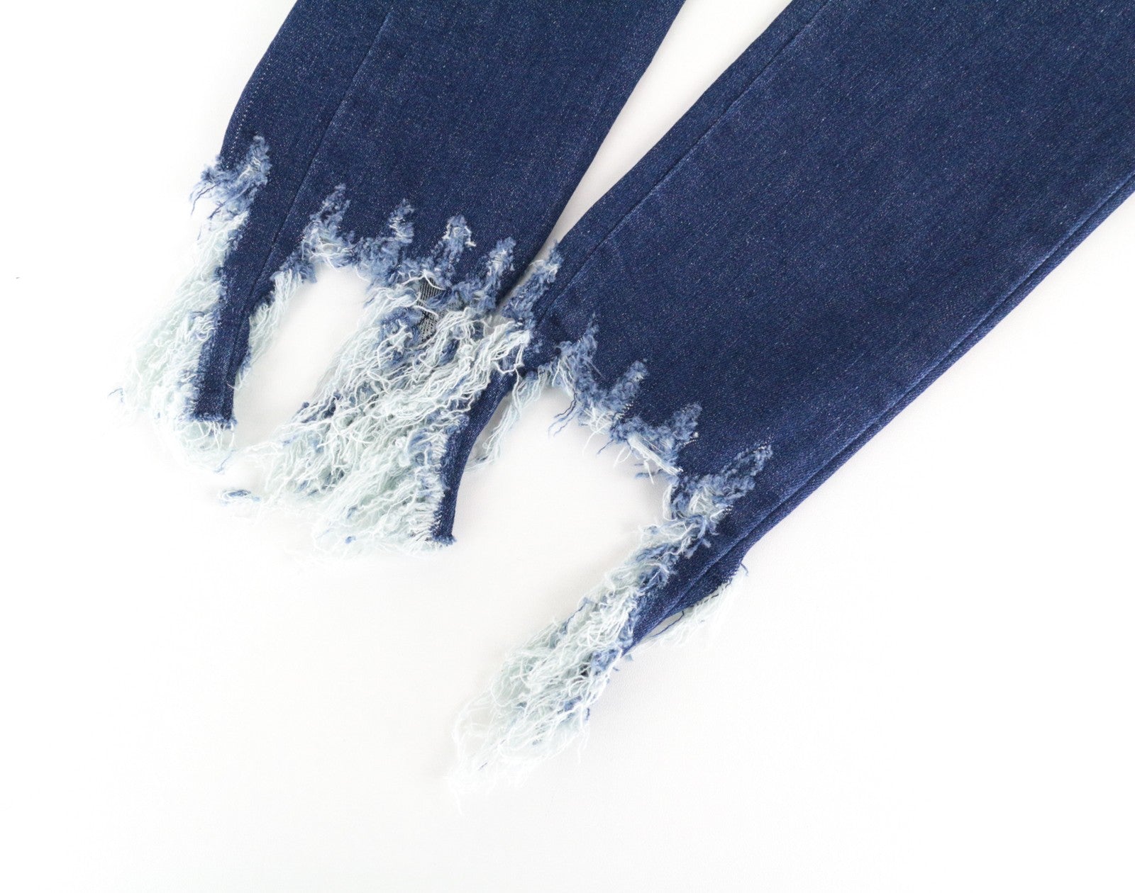 DIESEL Slandy 088AT W28/L32 Women Jeans Super Slim Skinny Stretch Blue Distress