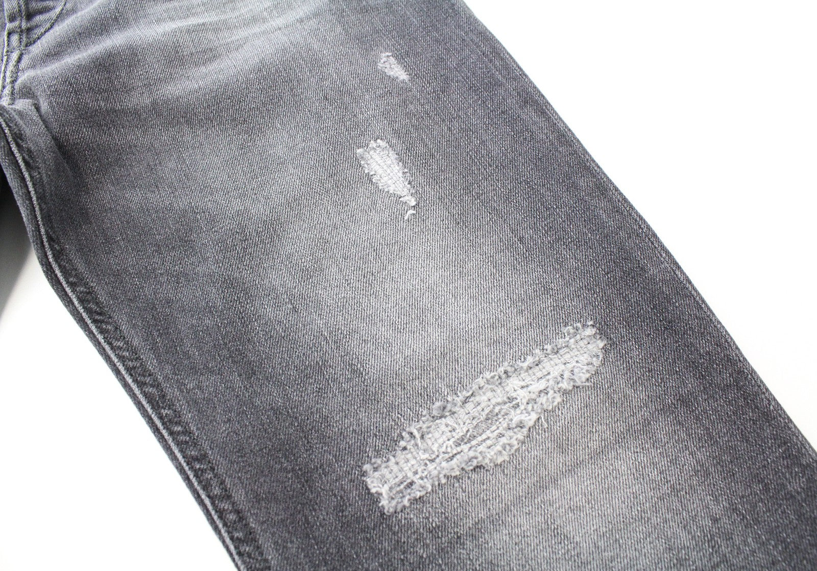 DIESEL D-Eetar 0890F W29/L30 Men Jeans Faded Grey Stretch Tapered Fit Distressed