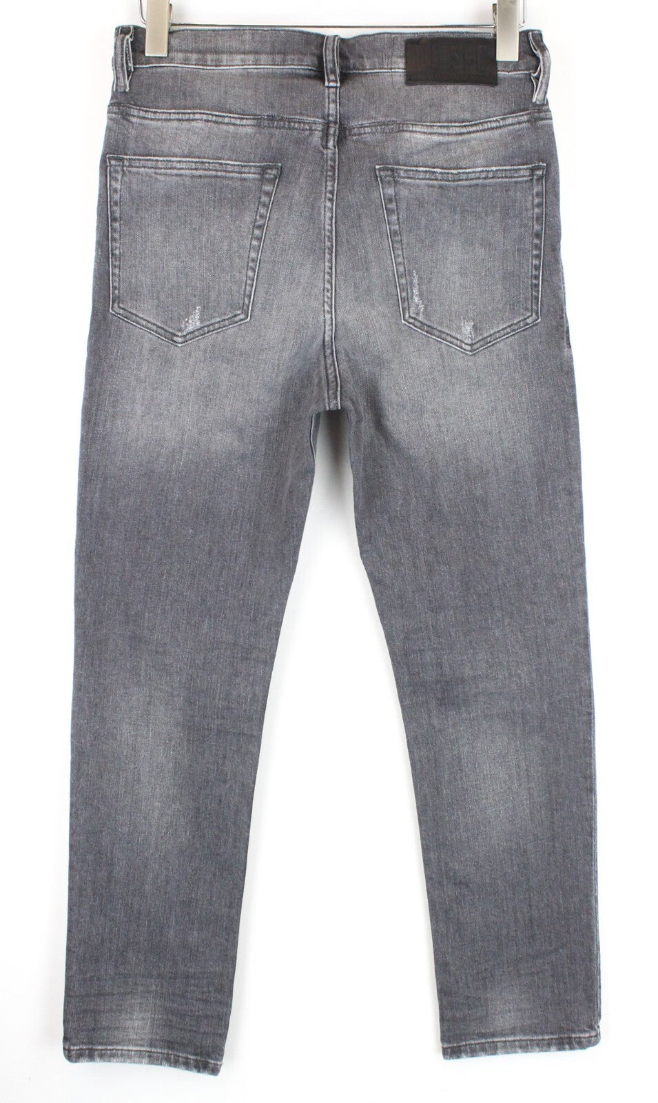 DIESEL D-Eetar 0890F W29/L30 Men Jeans Tapered Fit Distressed Faded Grey Stretch