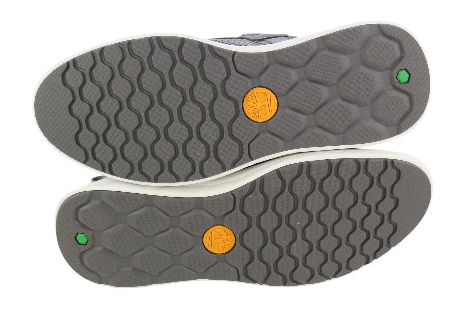 TIMBERLAND A3QBA Men Sneakers EU42 Grey Low Top Lace Up Almond Toe Green Stride