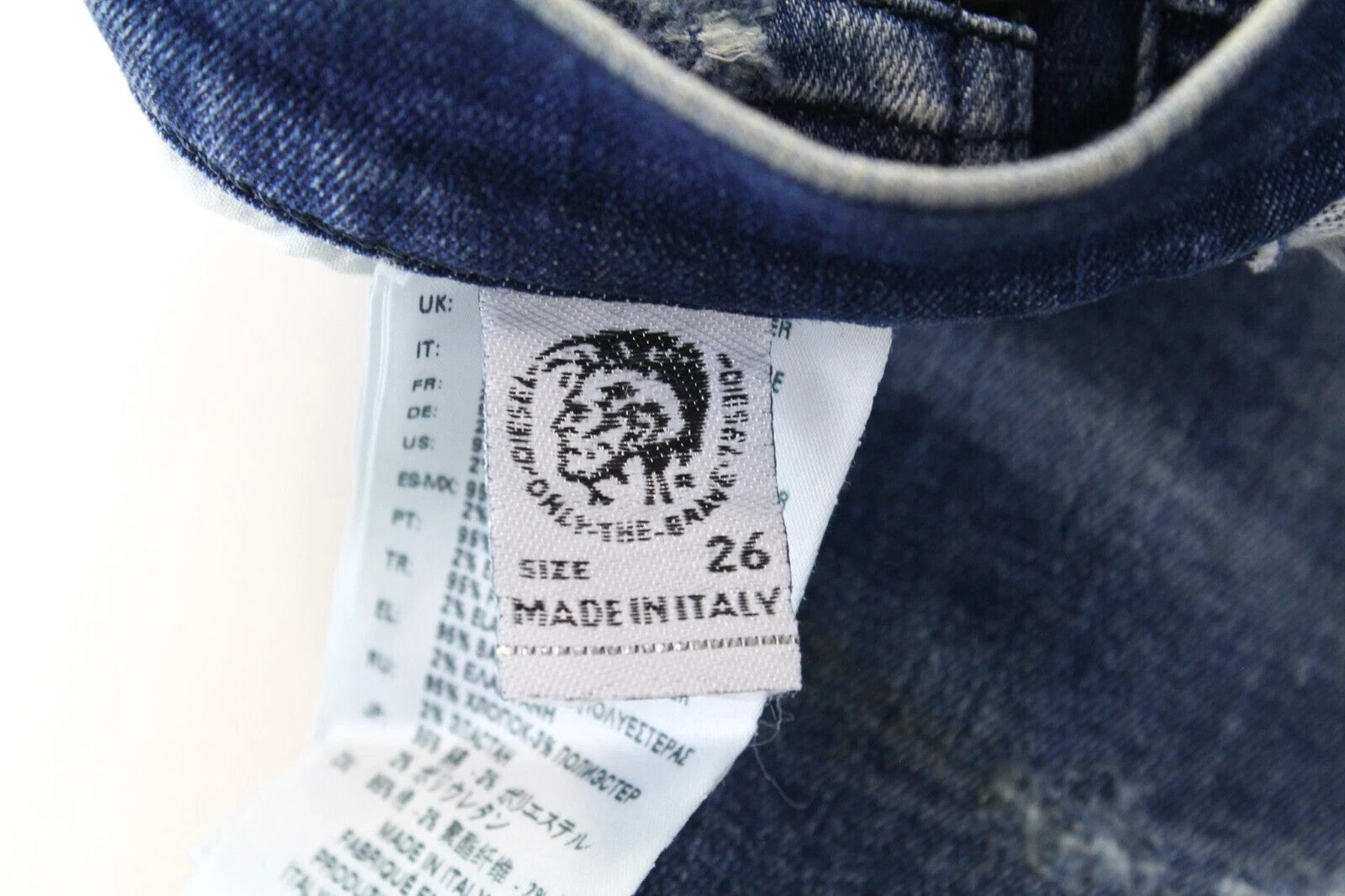 DIESEL D-Reeft-T 0870O W26 Men Jeans Skinny Boys Sweat Jogg Aged Look Stained