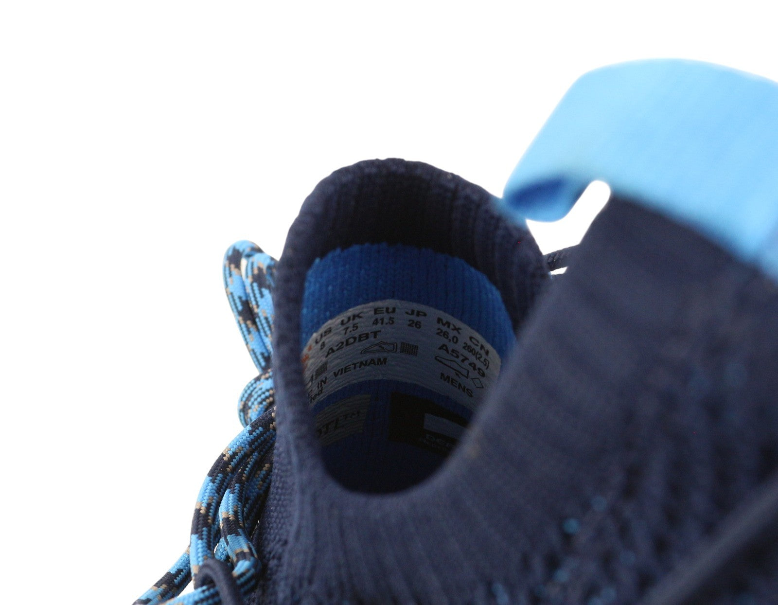 TIMBERLAND A3DBT Men Sneakers EU41.5 Blue Low Top Almond Toe Logo Green Stride