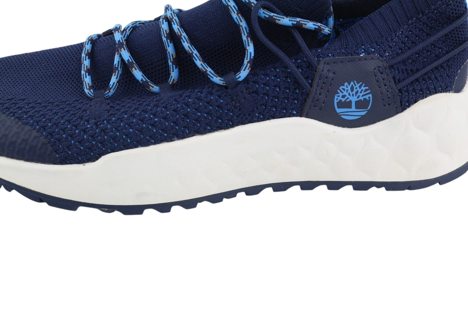 TIMBERLAND A3DBT Men Sneakers EU41.5 Blue Low Top Almond Toe Logo Green Stride