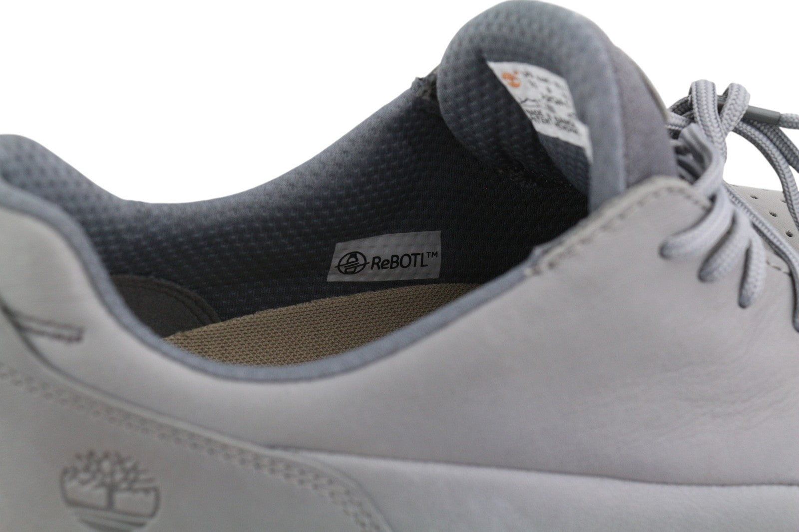 TIMBERLAND A2QA1 Men Sneakers EU42 Grey Leather Low Top Laced Almond Trainers