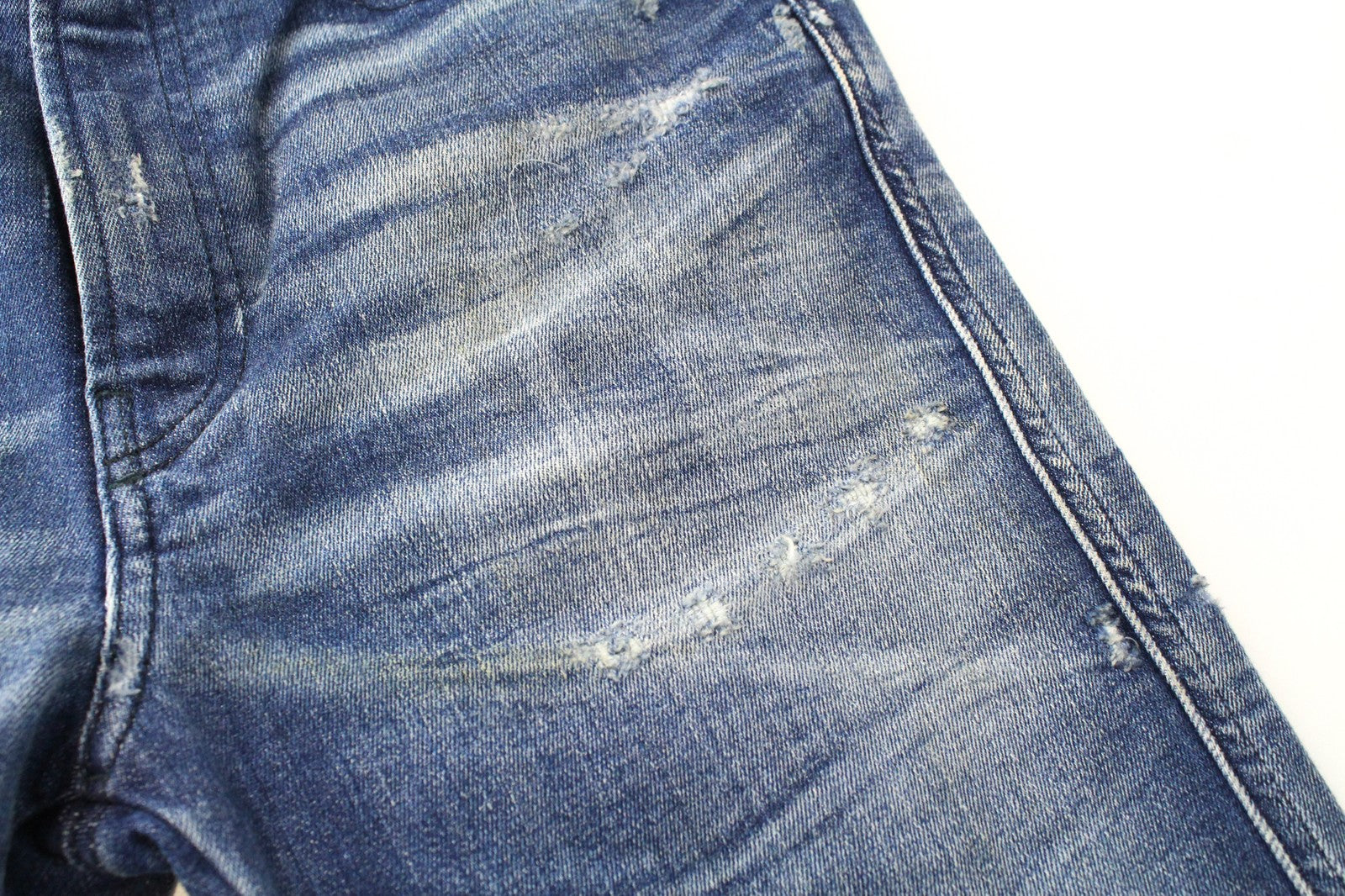 DIESEL D-Reeft-T 0870O W26 Men Jeans Boys Distressed Stained Sweat Jogg Skinny