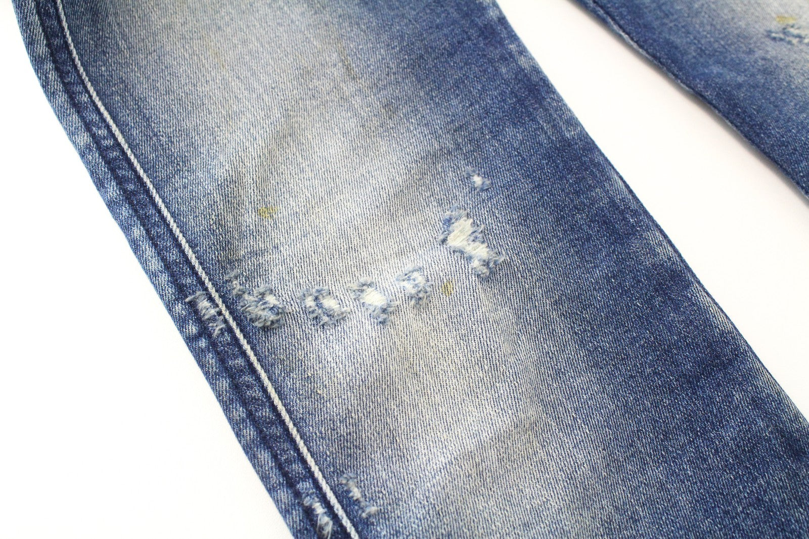 DIESEL D-Reeft-T 0870O W26 Men Jeans Boys Distressed Stained Sweat Jogg Skinny