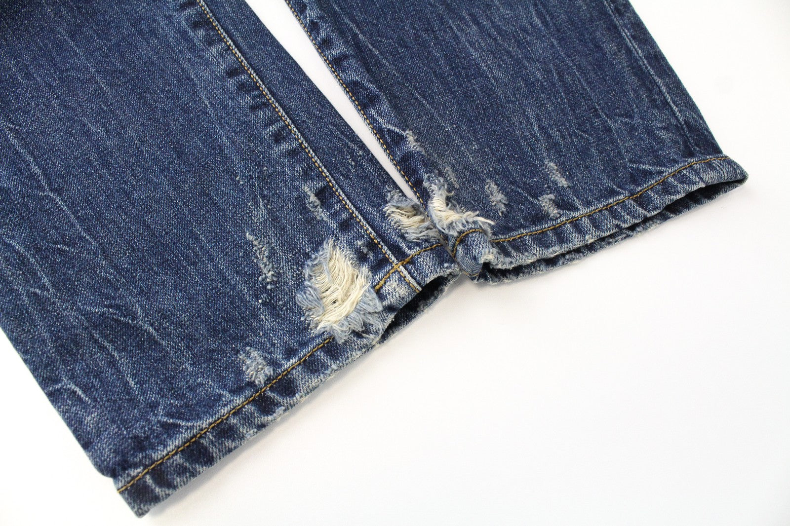 DIESEL Mharky 080AG W29/L30 Men Jeans Slim Skinny Distressed Blue Stone Washed