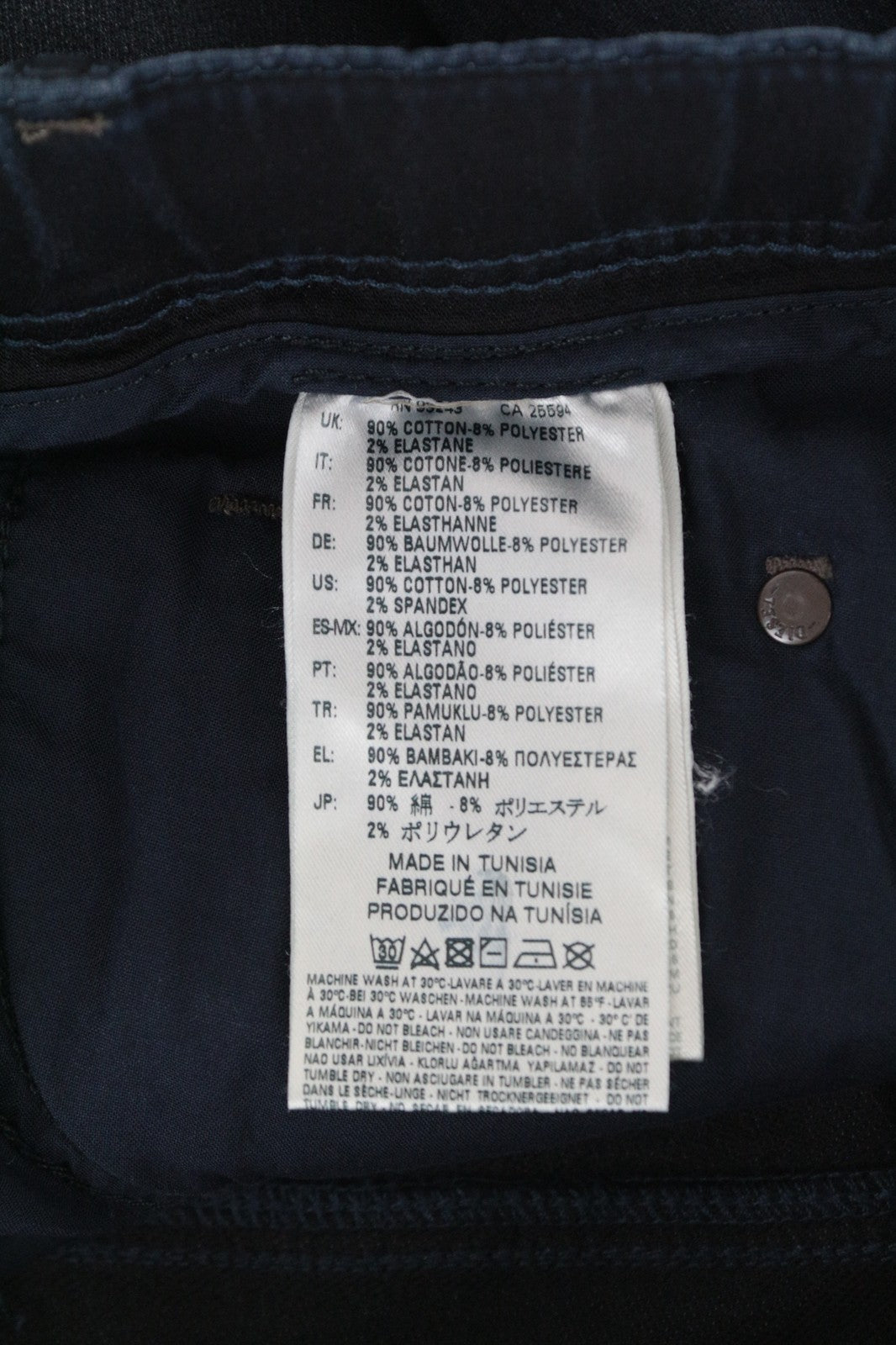 DIESEL Krooley-Ne 0686F W26 Men Jeans Stretch Boys Blue Sweat Jogg Tapered