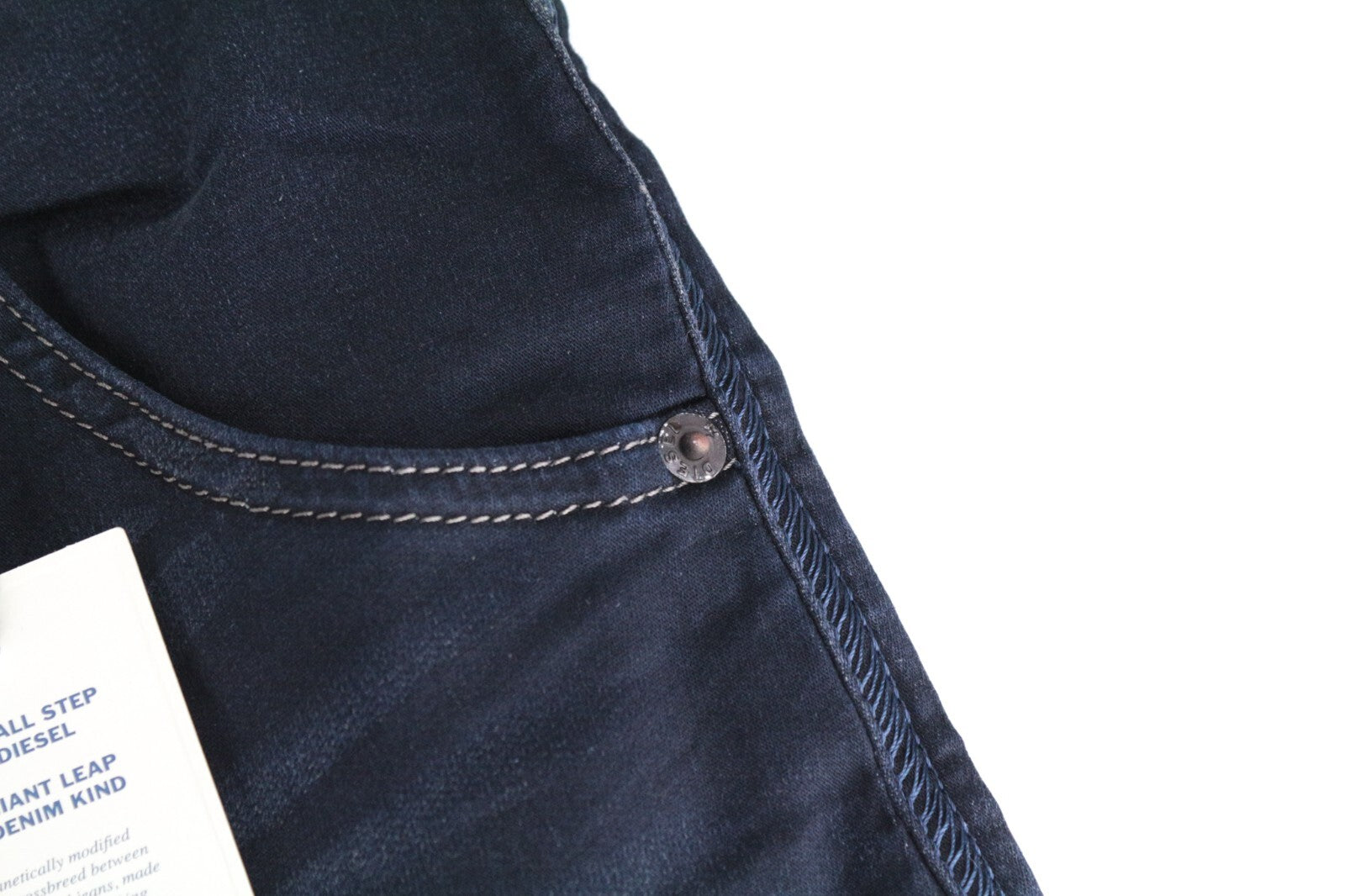 DIESEL Krooley-Ne 0686F W26 vyriški džinsai su siaurėjančiomis juostelėmis, berniukams, mėlyni, raišteliu, sportiniai jogg džinsai 