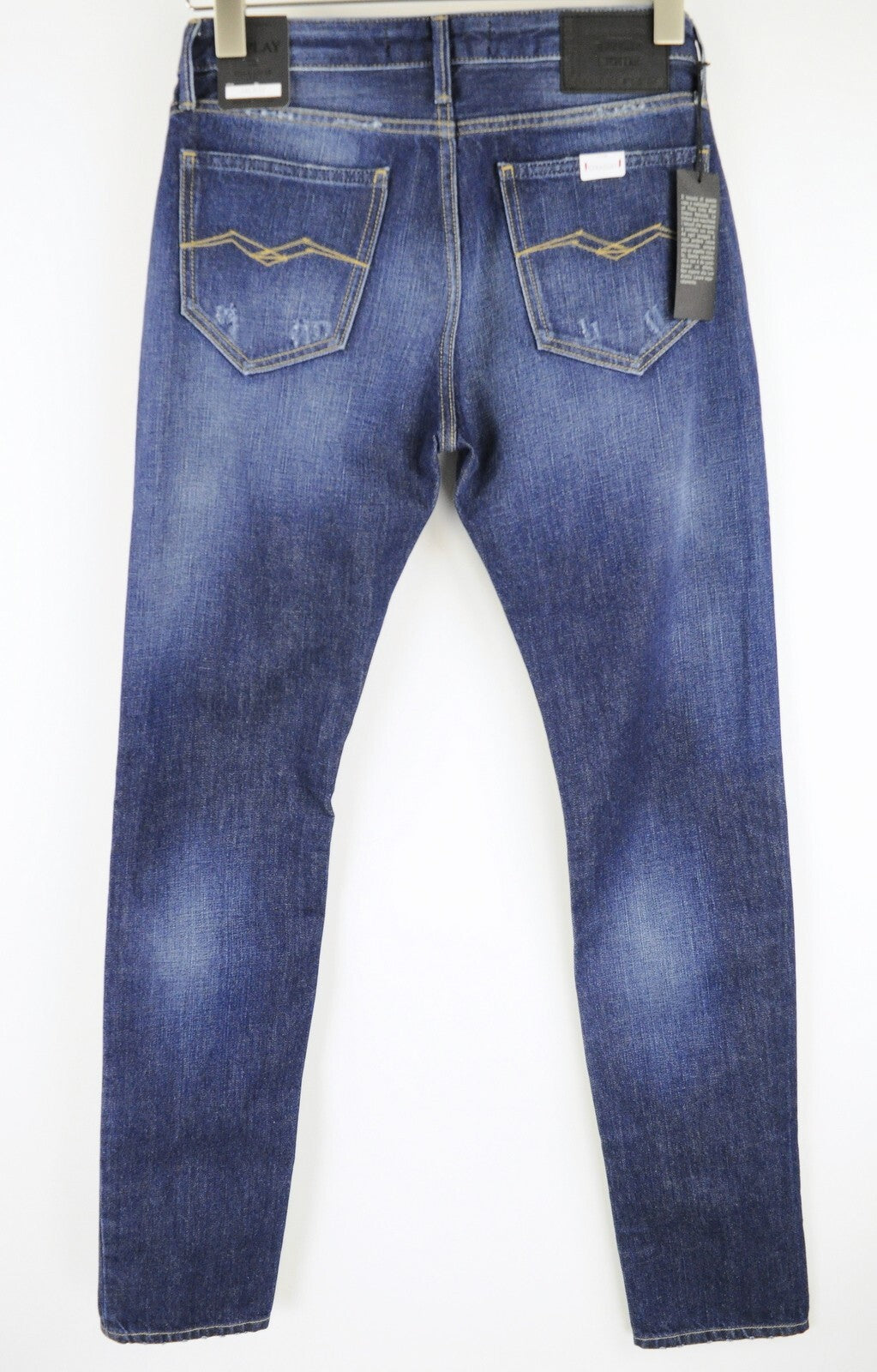 REPLAY Jacksy Womens Jeans W25/L32 Straight  Washed Blue