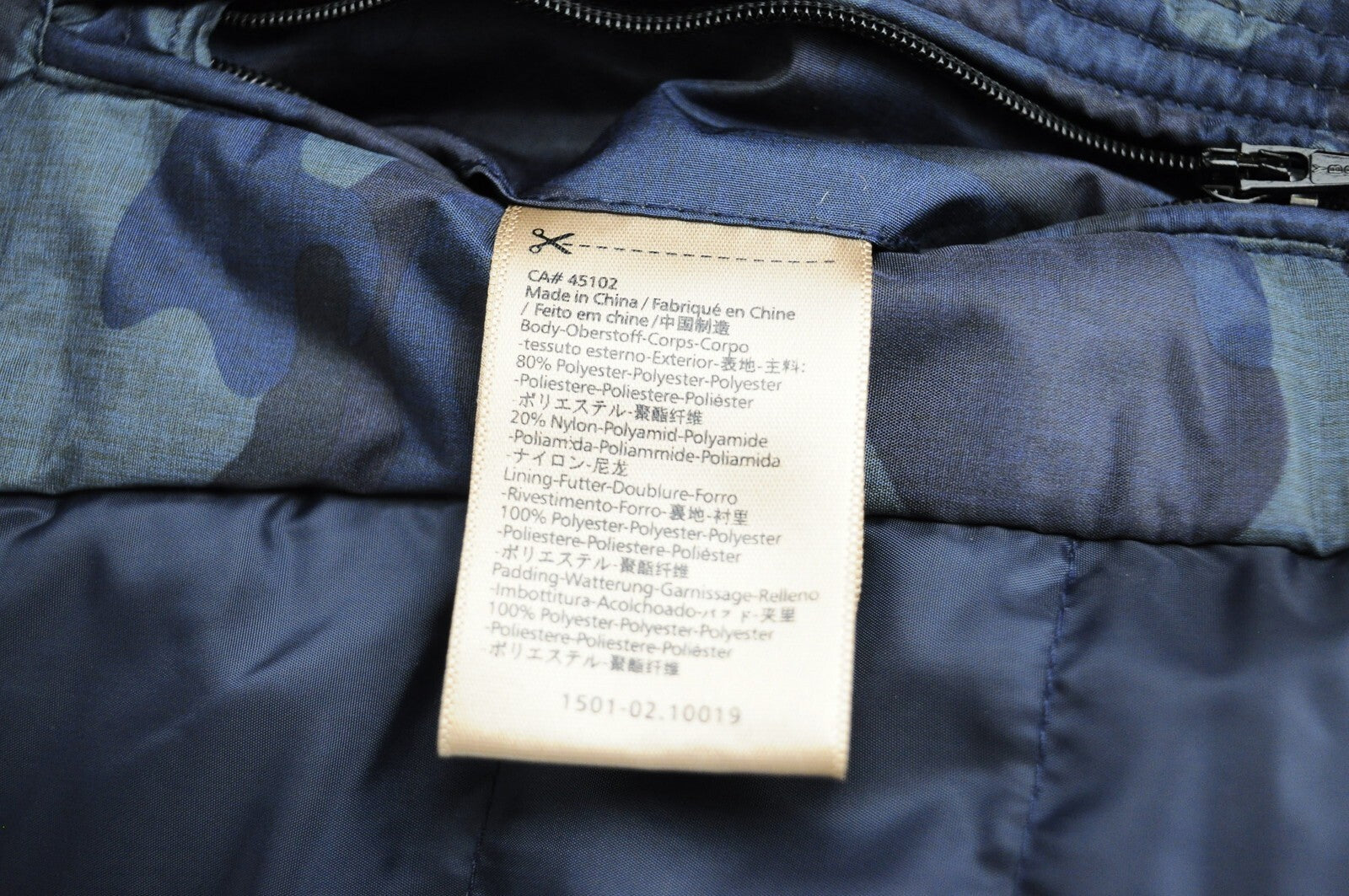 SCOTCH & SODA  Couture Mens Jacket S Military Blue Lined Hooded Snaps