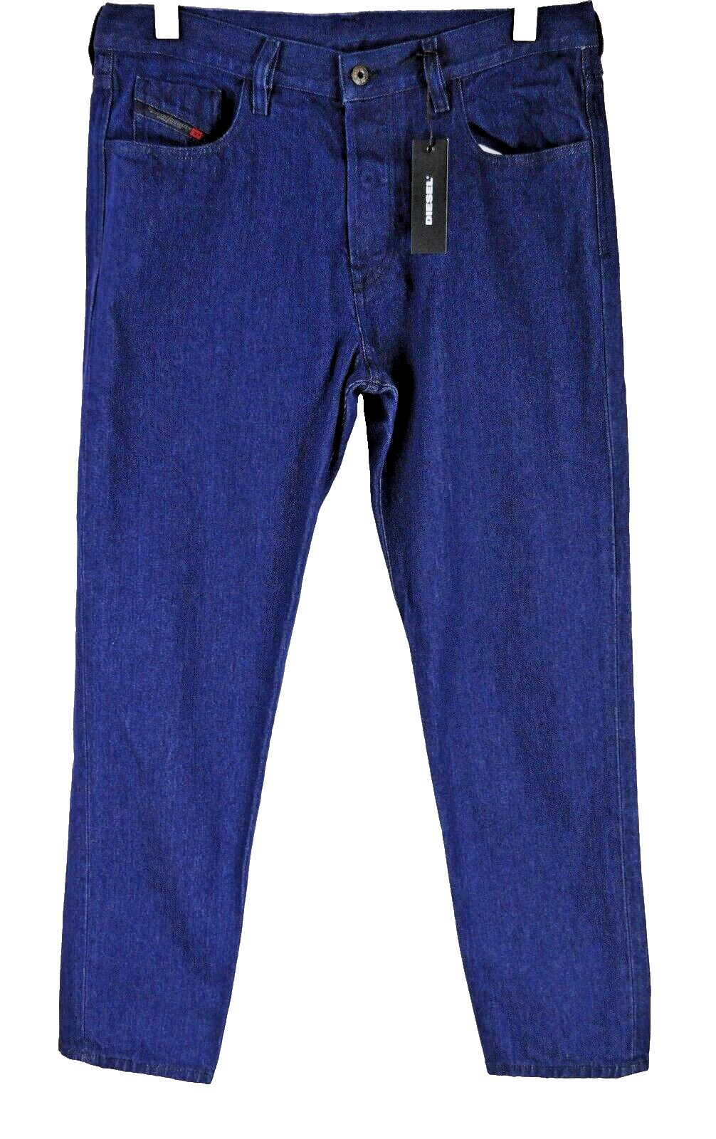 DIESEL Mharky 069GV vyriški džinsai W34 tamsiai mėlyni su sagomis 