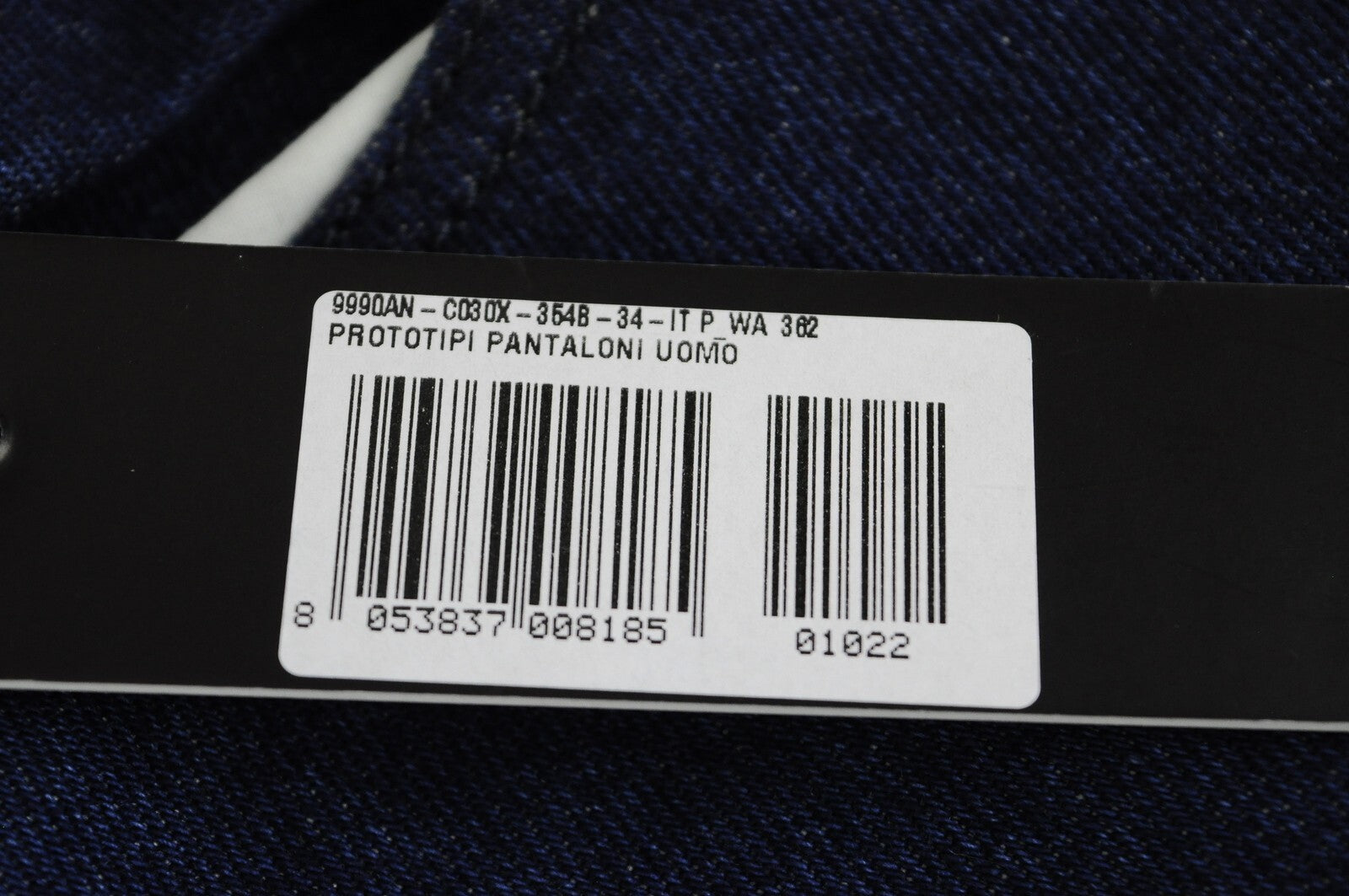 DIESEL Mharky 069GV vyriški džinsai W34 tamsiai mėlyni su sagomis 