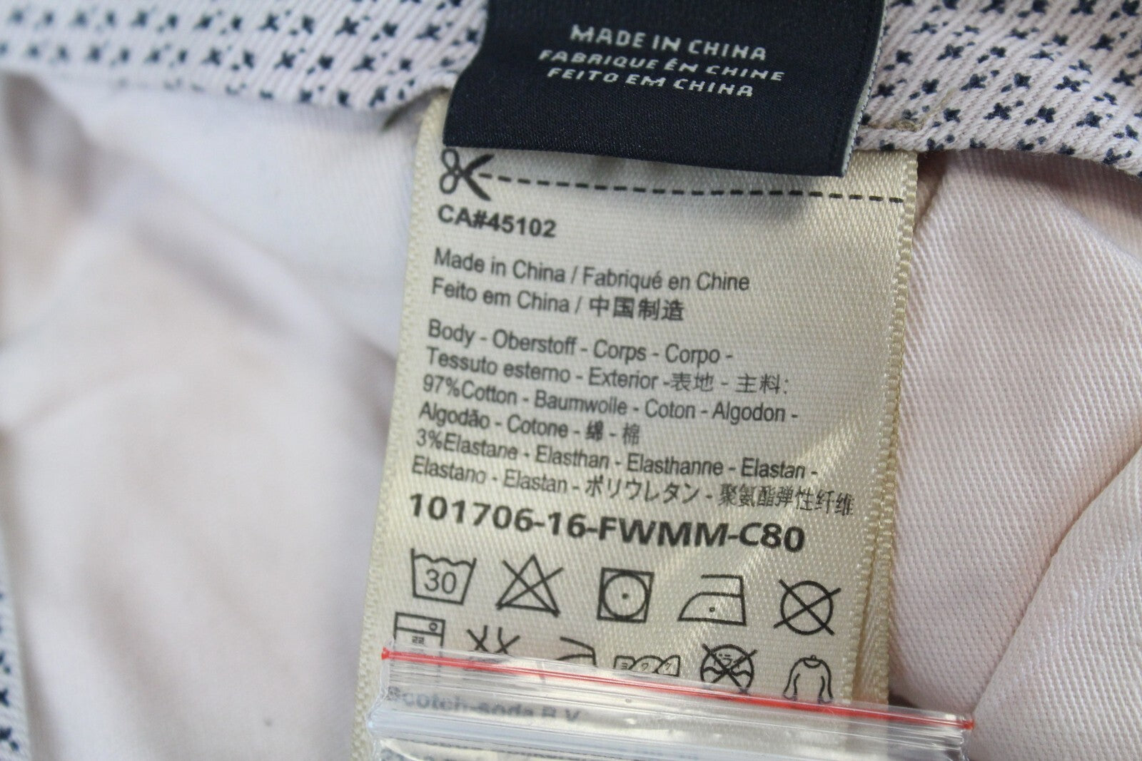 SCOTCH & SODA Mott Mens Trousers W29/L34 Green  Stretch Super Slim Chino