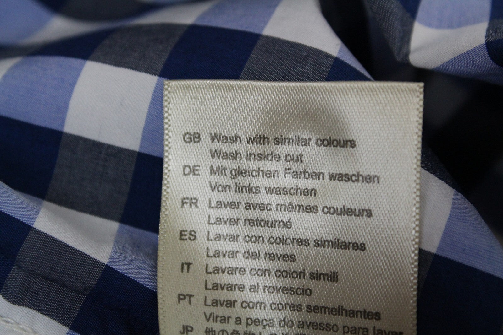 SCOTCH & SODA  Couture Mens Shirt S Blue Checked Short Sleeve