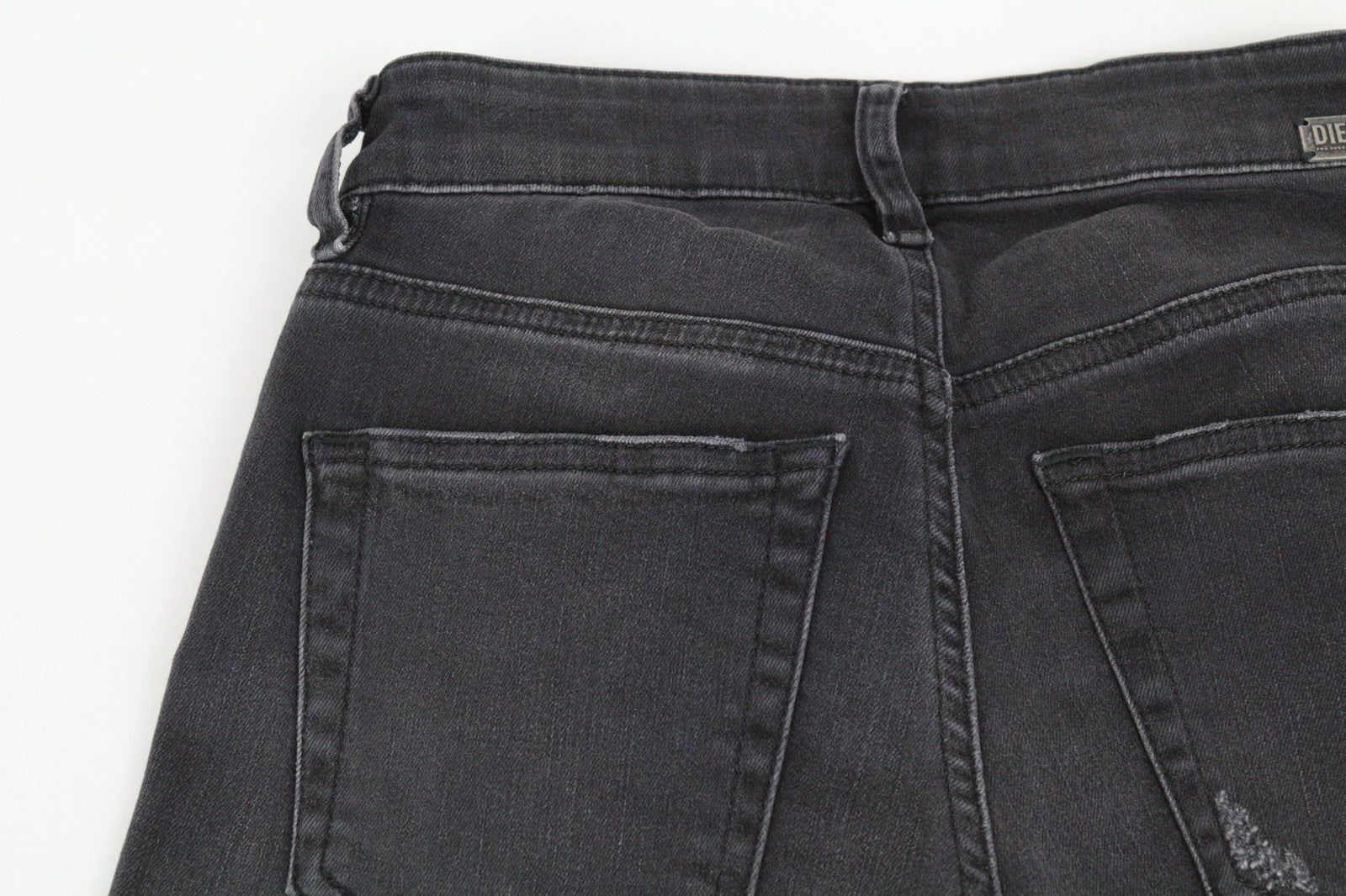 DIESEL Slandy 069GI Women's Jeans W24/L32 Distressed Aged Look Girls Slim Skinny