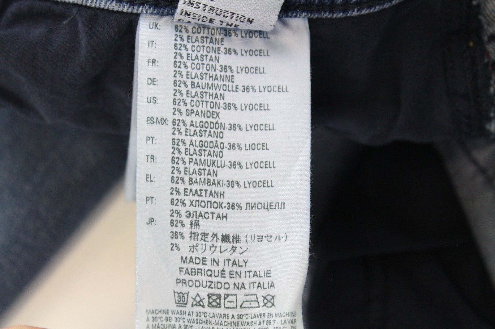 DIESEL Tepphar-R 084SV Mens Jeans W31/L32 Light Blue Slim  Buttoned Carrot