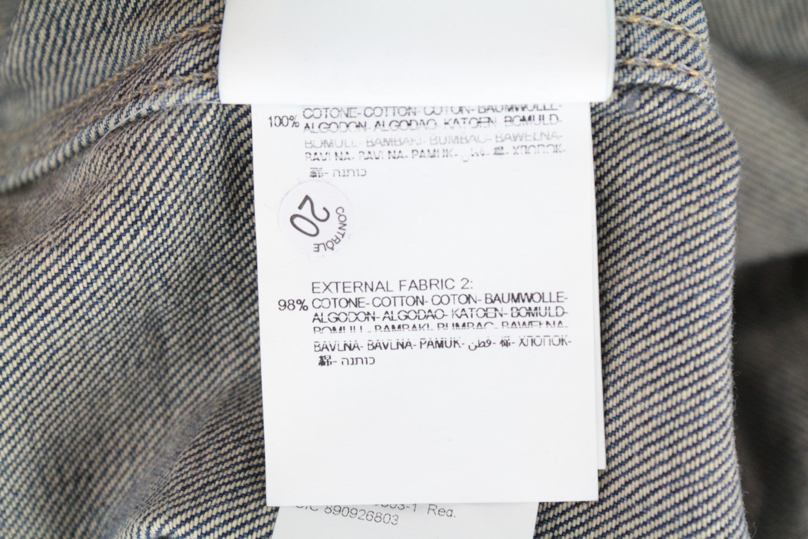 REPLAY Women's Jacket XS Washed Out Denim Short Length Black Collar Distressed