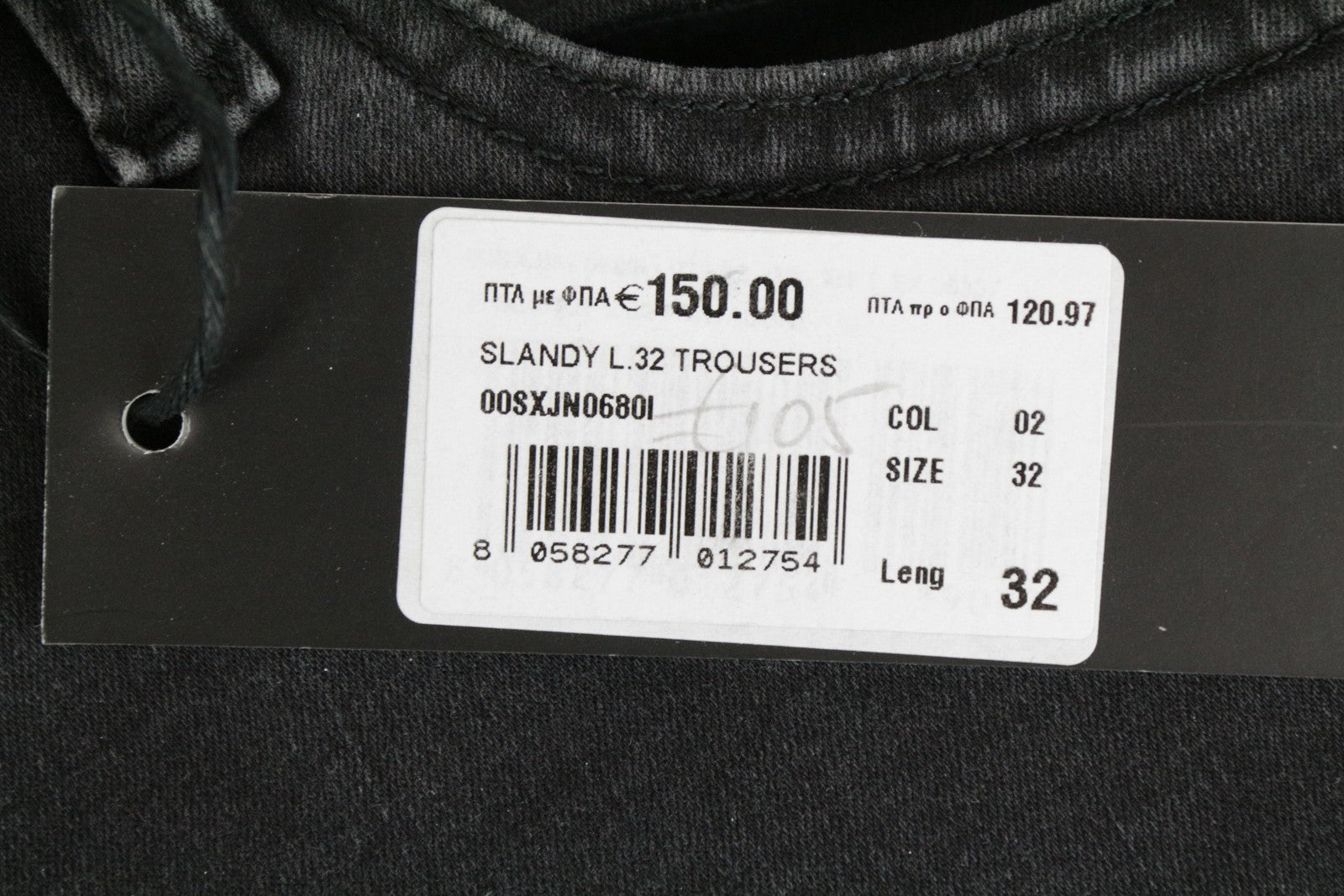 DIESEL Slandy 0680I Women's Jeans W32/L32 Slim Skinny Washed Black Denim