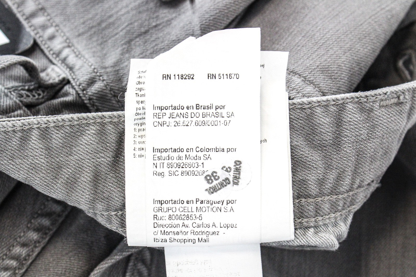 REPLAY Grover Men's Jeans W31/L34 Denim Stretch Button-Fly Straight Fit Grey