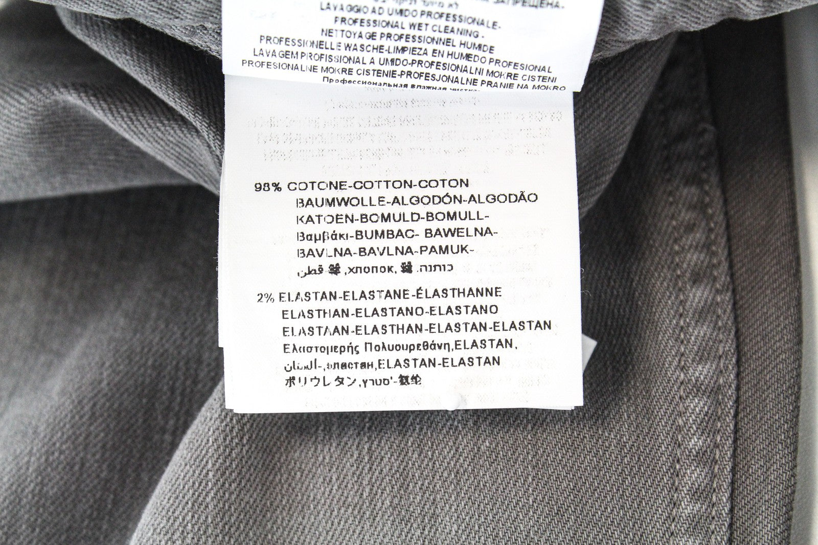 REPLAY Grover Men's Jeans W30/L32 Straight Fit Grey Stretch Bull Button-Fly