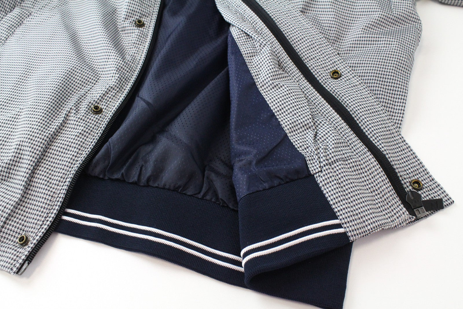 SCOTCH & SODA  Couture Jacket M Mens Grey Houndstooth Lined Patterned Coat