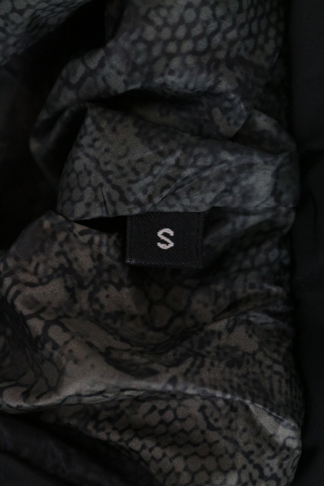 REPLAY Women's Jacket S Faux Fur Hooded Padded Quilted Mid-Length Pocketed Black