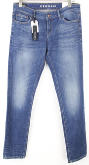 DENHAM Sally W28/L32 Straight Jeans Blue  Stretch Washed  Womens