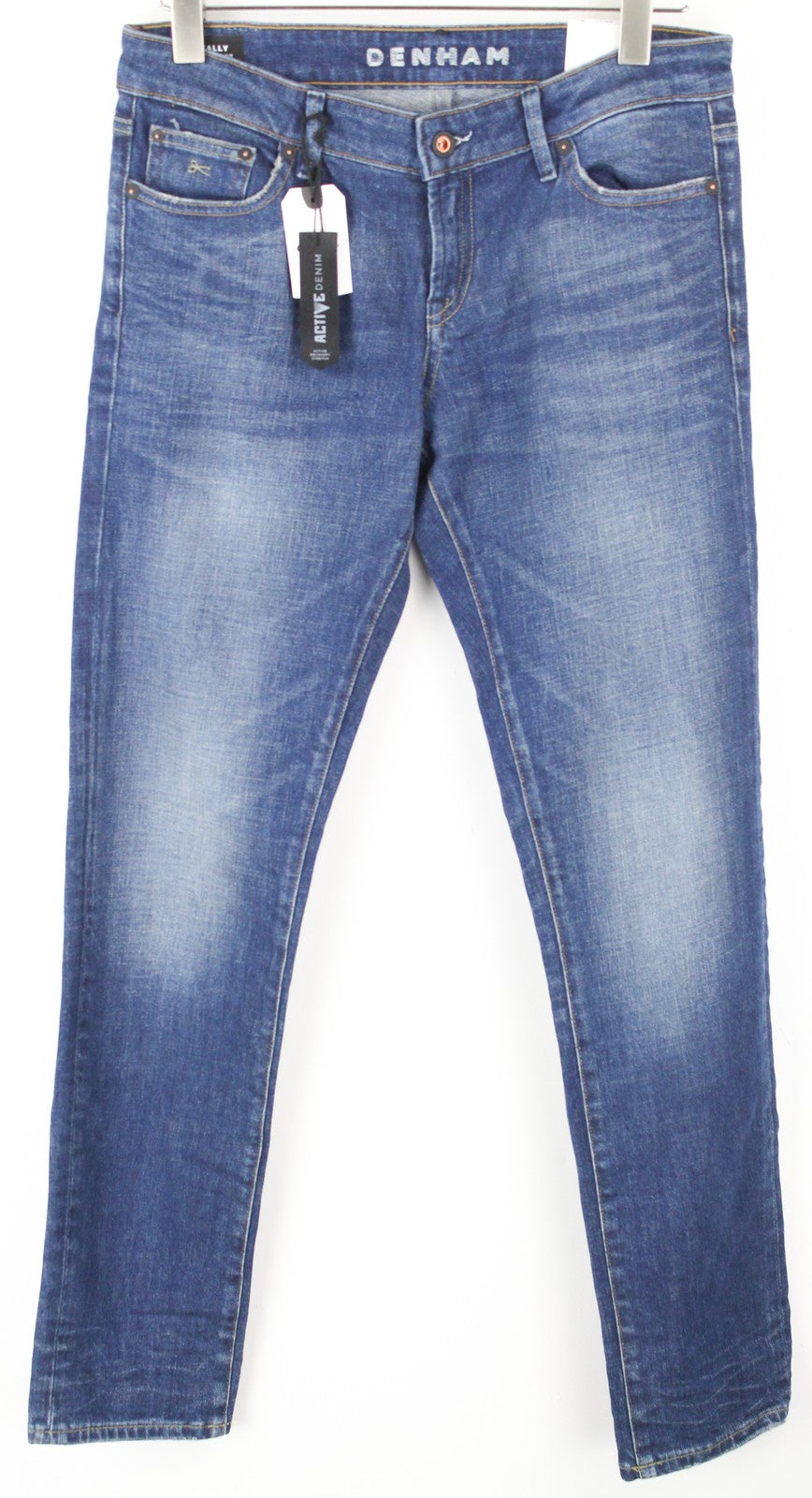 DENHAM Sally W28/L32 Straight Jeans Blue  Stretch Washed  Womens