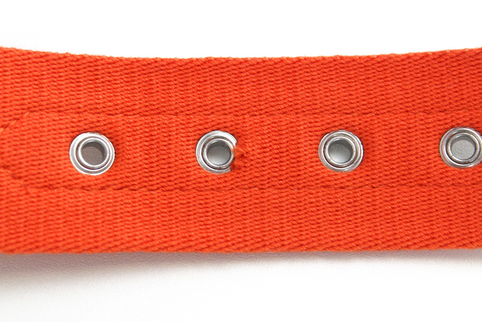 HARMONT & BLAINE 100cm Orange Belt Squared Tip Beige Leather  Style