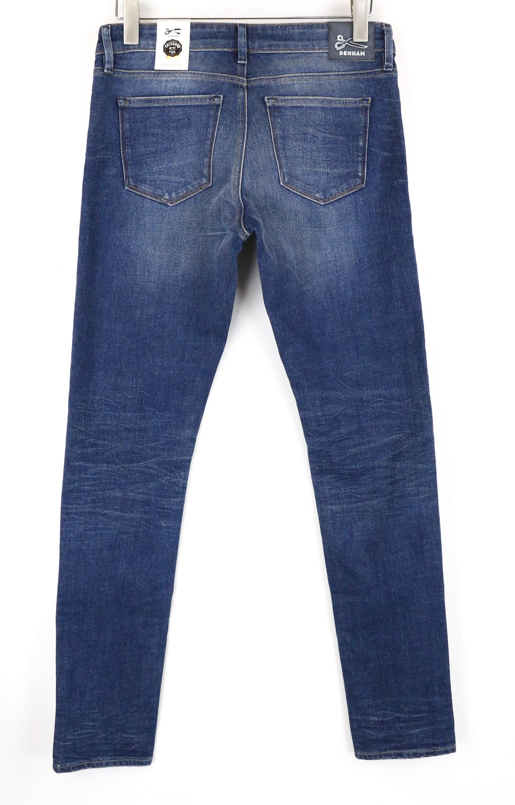 DENHAM Sally W28/L34 Straight  Jeans Blue 5-Pocket  Stretch Womens