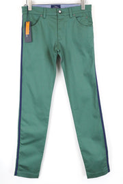 HARMONT & BLAINE Brown Slim Mens Pants 44 Stretch  Zip Style