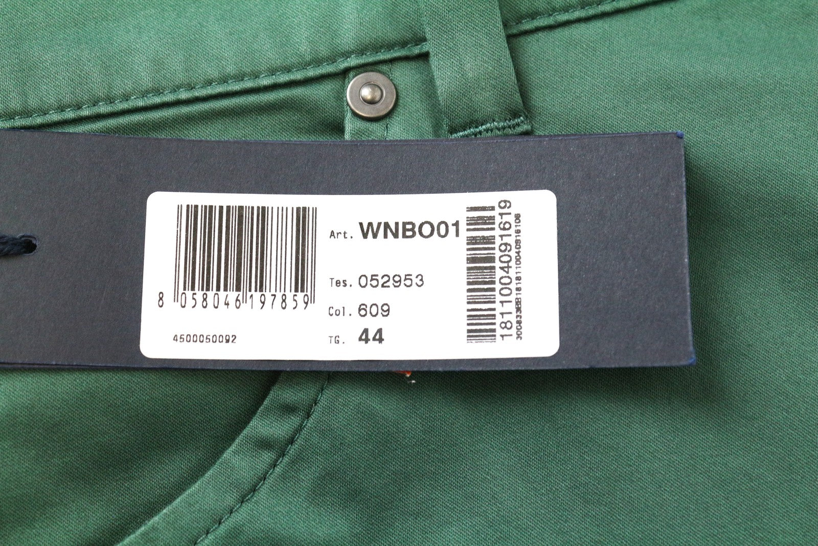 HARMONT & BLAINE Brown Slim Mens Pants 44 Stretch  Zip Style