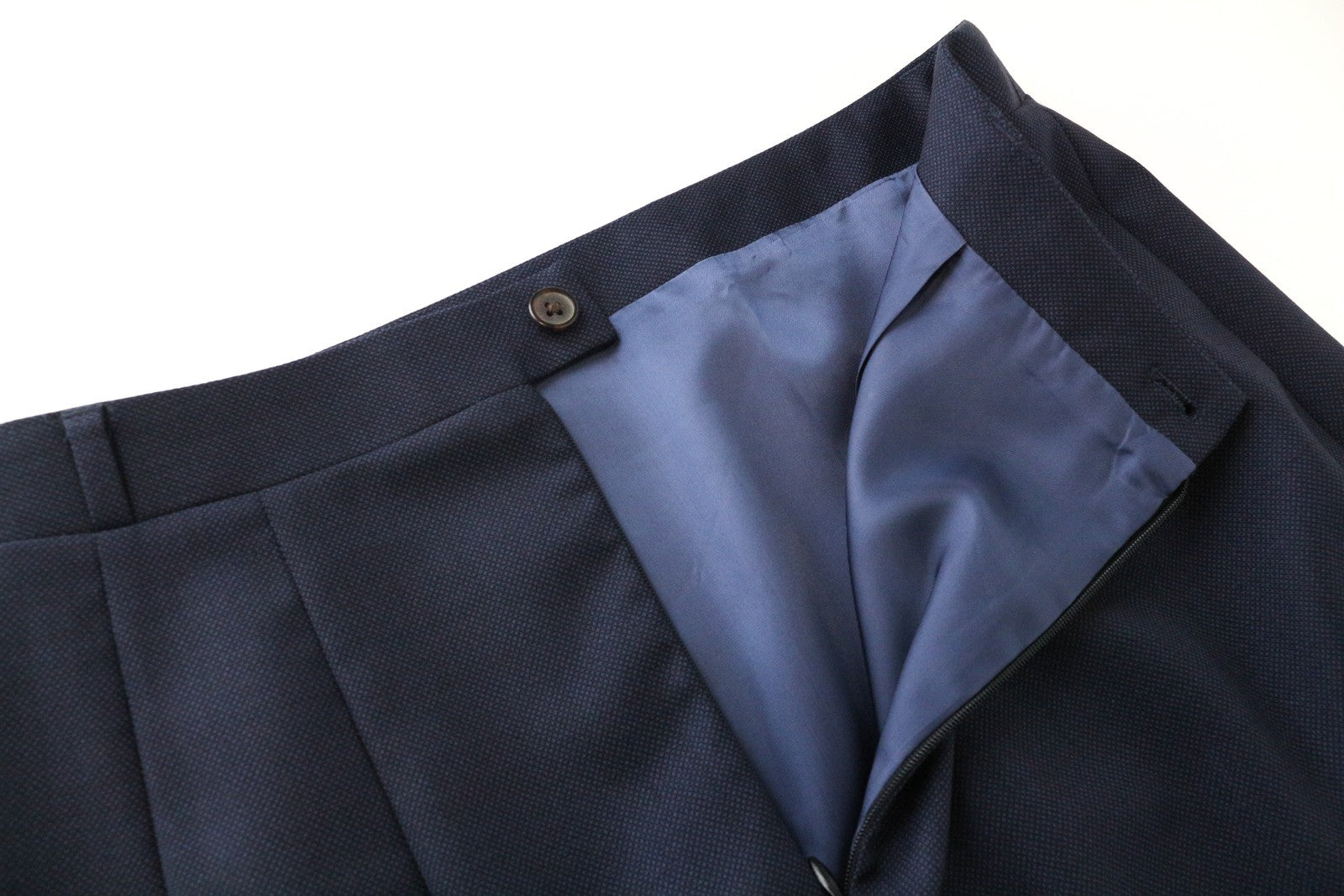 SUITSUPPLY Womens Navy Wool Skirt 40 Classic Slim  Classic Lined