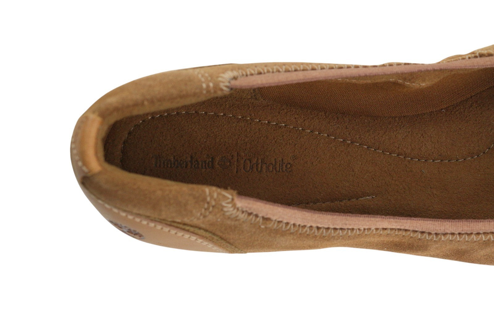 TIMBERLAND A19HK Women Shoes EU41/41.5 Brown Leather Flats Ballerina Ortholite