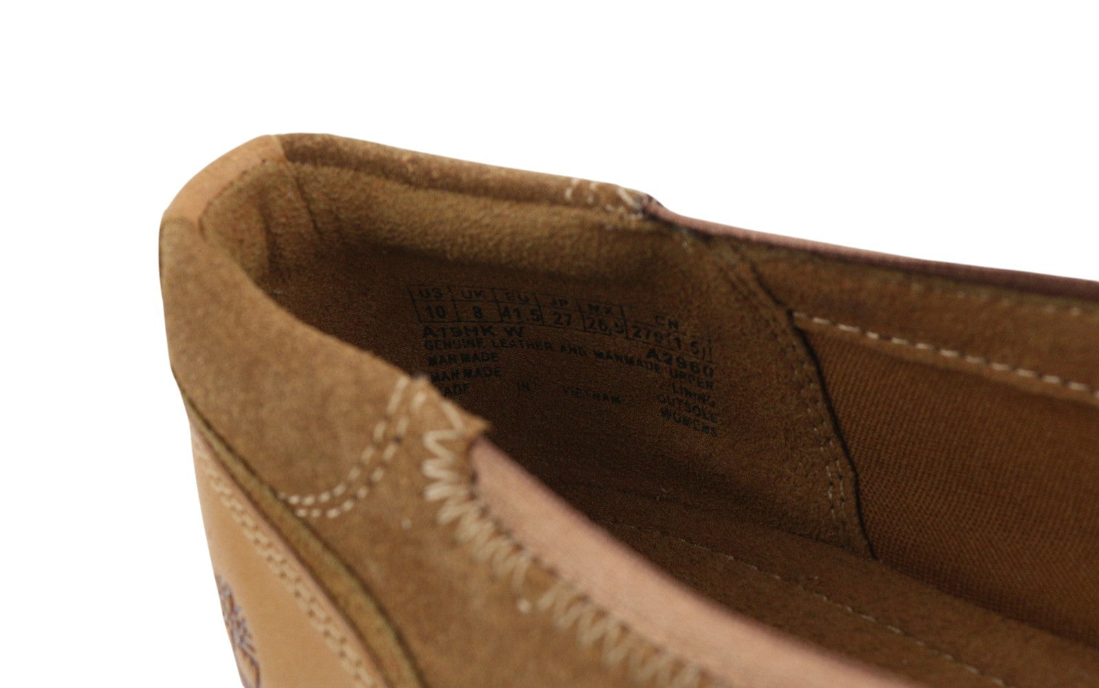 TIMBERLAND A19HK Women Shoes EU41/41.5 Brown Leather Flats Ballerina Ortholite