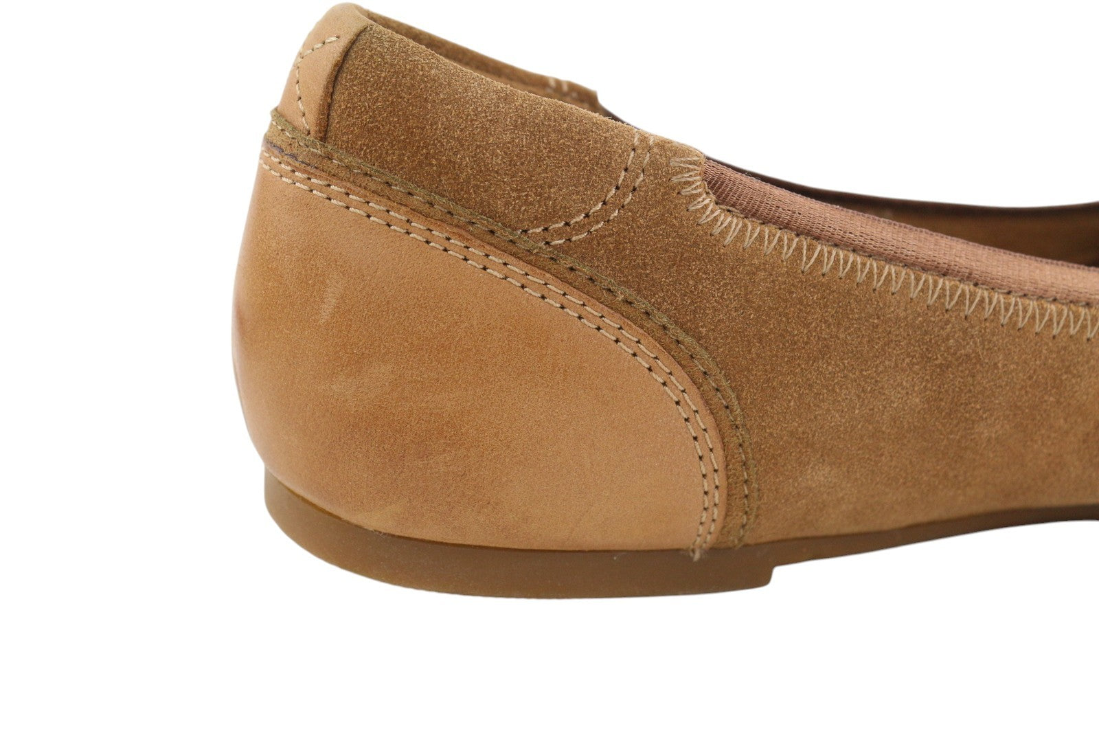 TIMBERLAND A19HK Women Shoes EU41/41.5 Brown Leather Flats Ballerina Ortholite