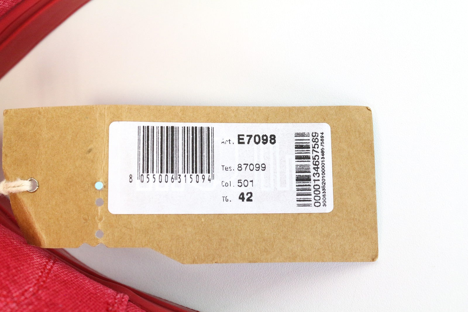 HARMONT & BLAINE Mens Sneakers EU42 Red Low-Top Unisex Trainers