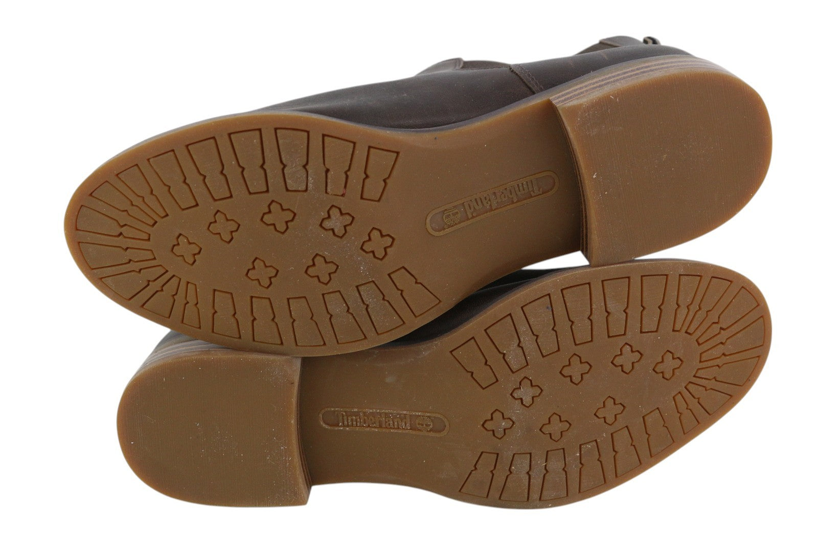 TIMBERLAND A1KHW Women Boots EU38/38.5 Dark Brown Leather Ankle Top Almond Toe