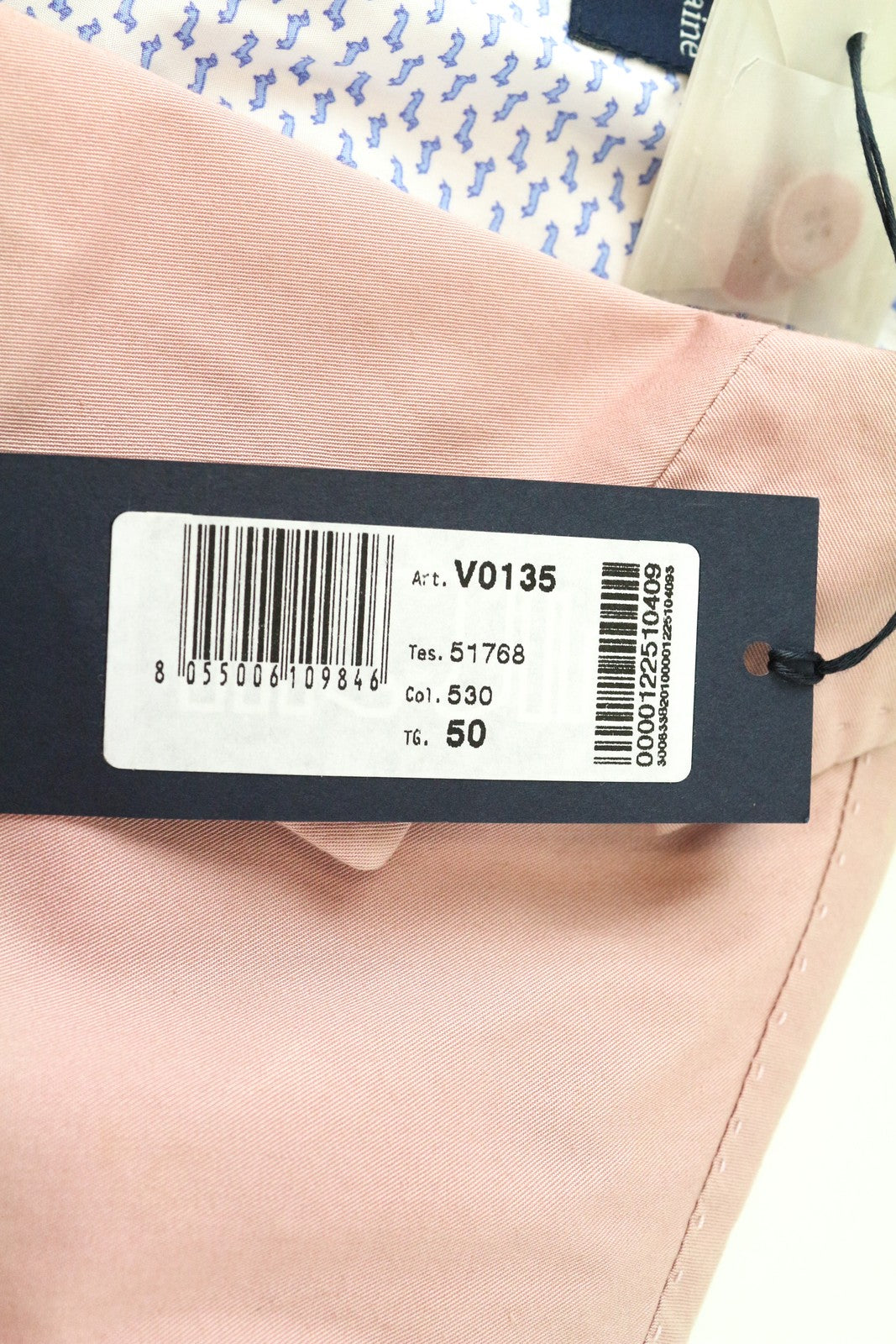 HARMONT & BLAINE Blazer 50 Mens Pink  Unlined Vent Single Breasted