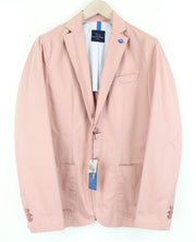 HARMONT & BLAINE Mens Blazer 50  Pink Vented Unlined Single Breast