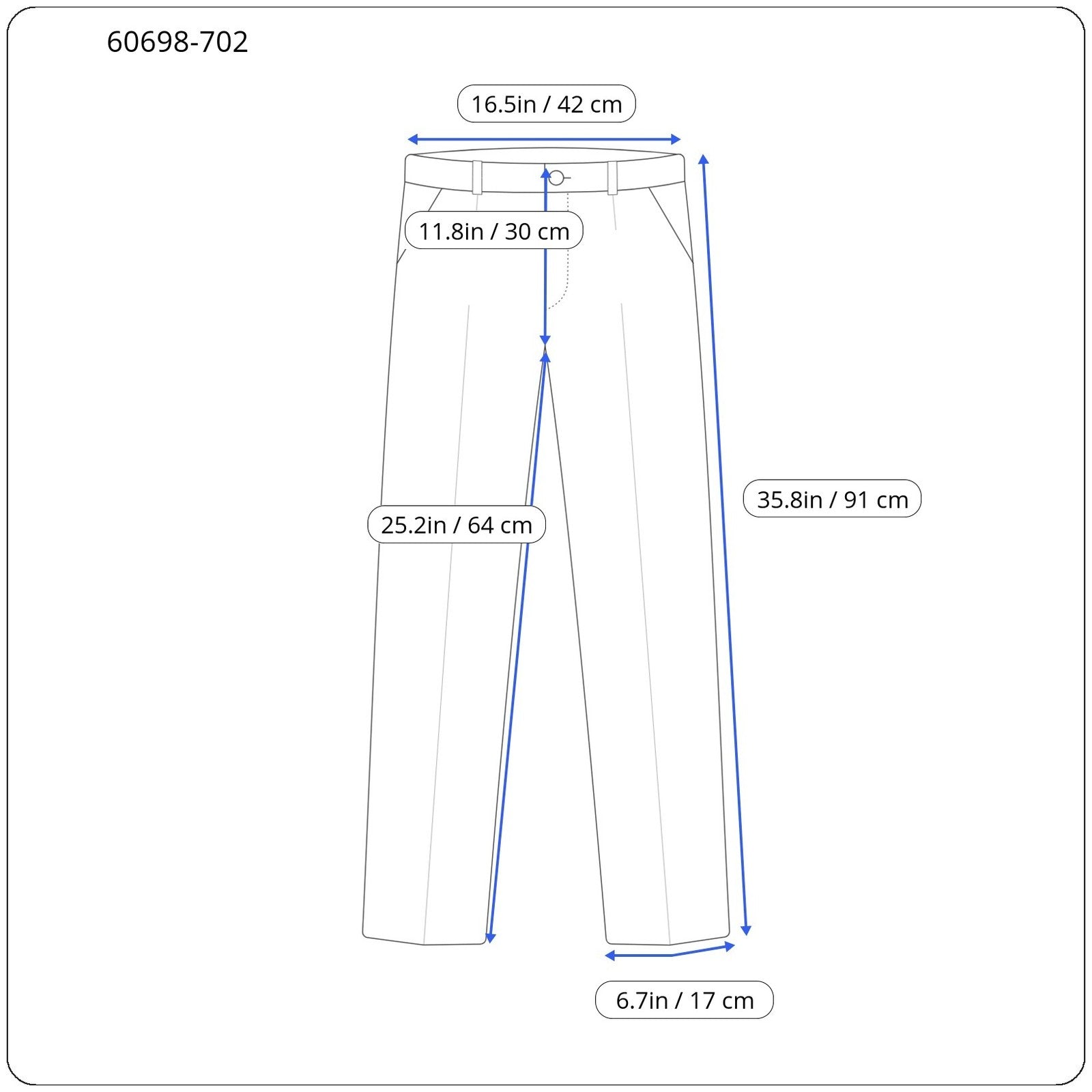 MAISON SCOTCH W29/L32 Turn-Up Trousers Sand Brown Slim