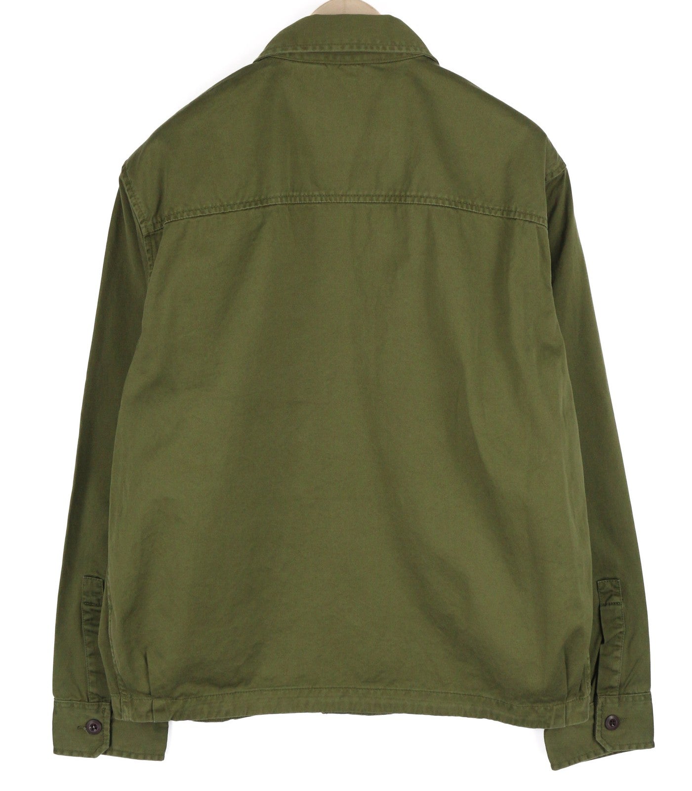 DIESEL J-Fuller Mens Jacket XL Khaki Overshirt Buttoned Collar RRP€295