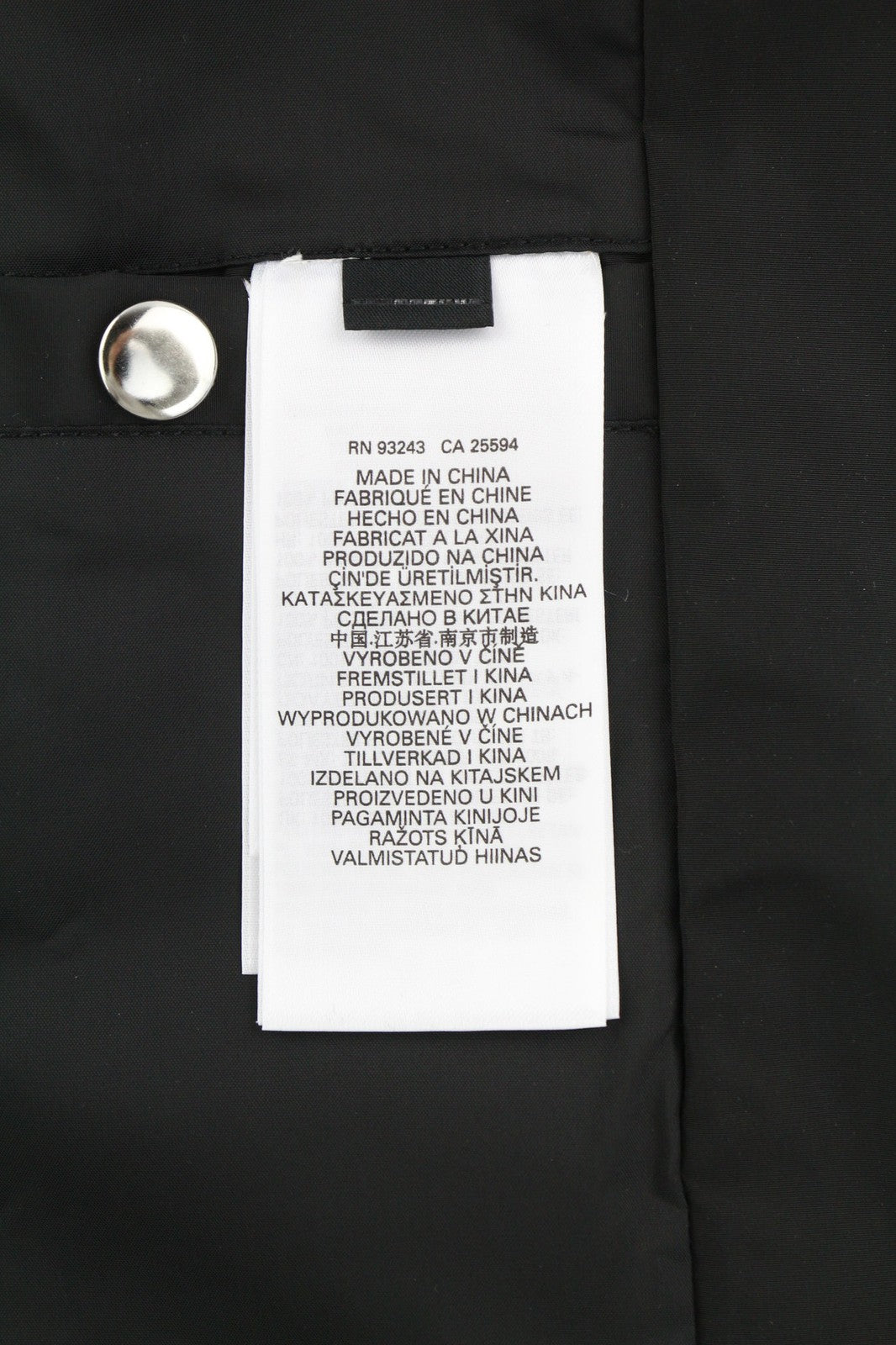 DIESEL J-Coal-New Print Mens Jacket S Black Coated Padded Snap Buttons RRP€230