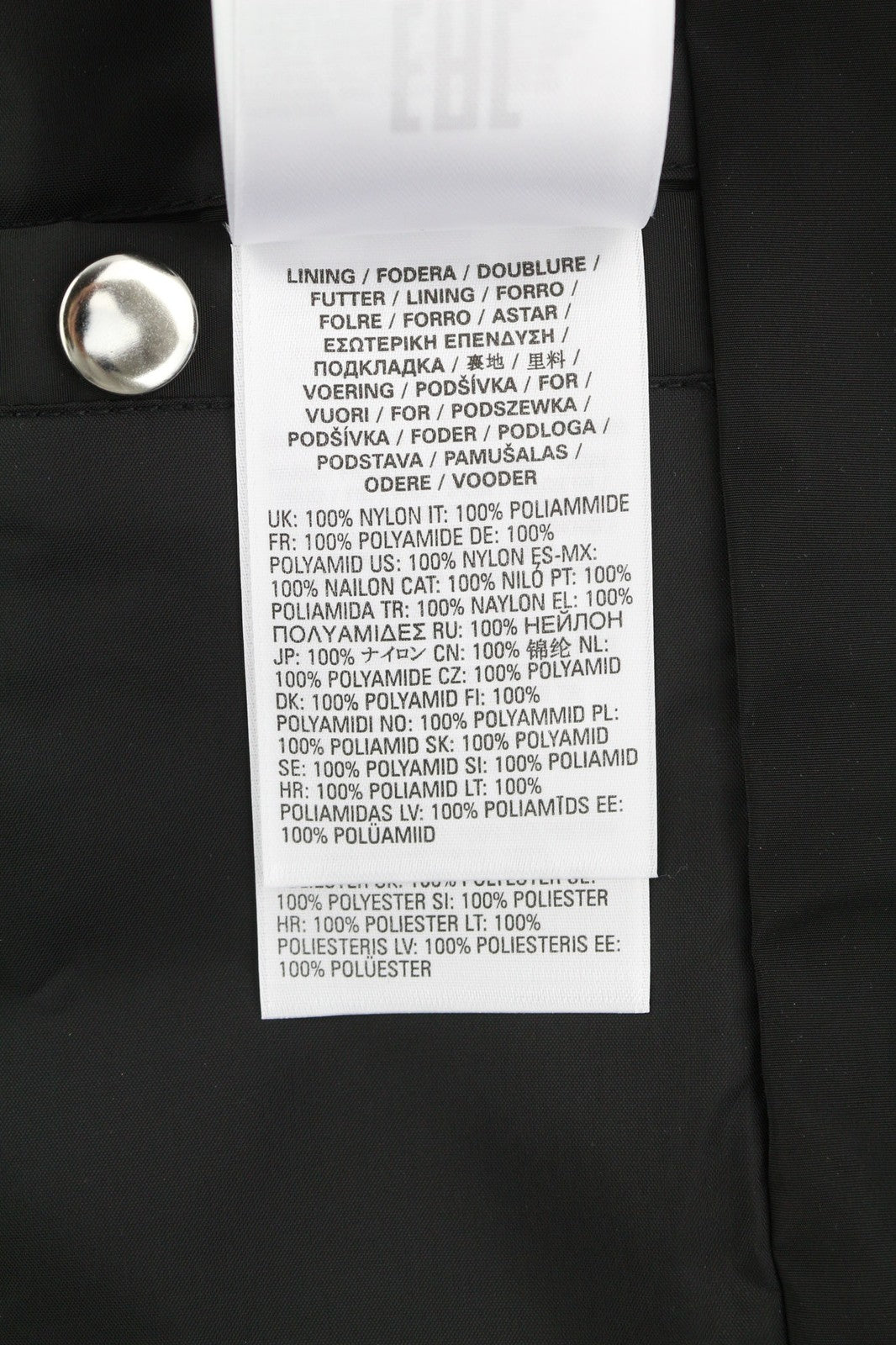 DIESEL J-Coal-New Print Mens Jacket S Black Coated Padded Snap Buttons RRP€230