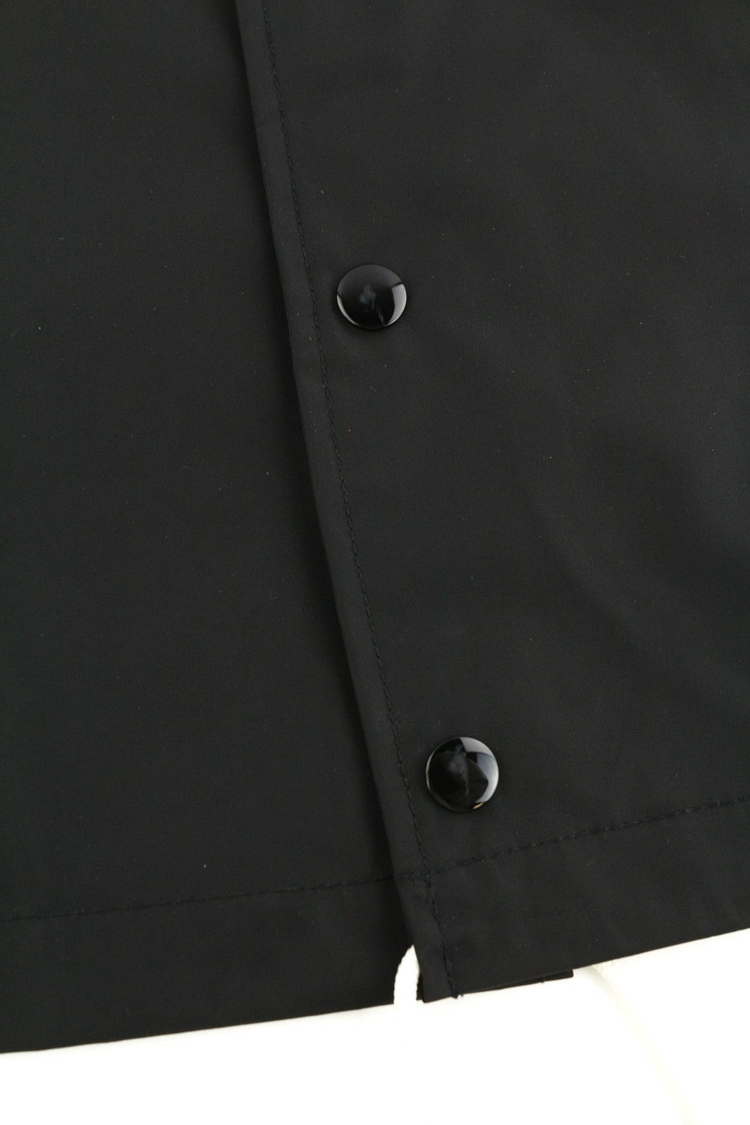 DIESEL J-Coal-New Print Mens Jacket S Black Coated Padded Snap Buttons RRP€230