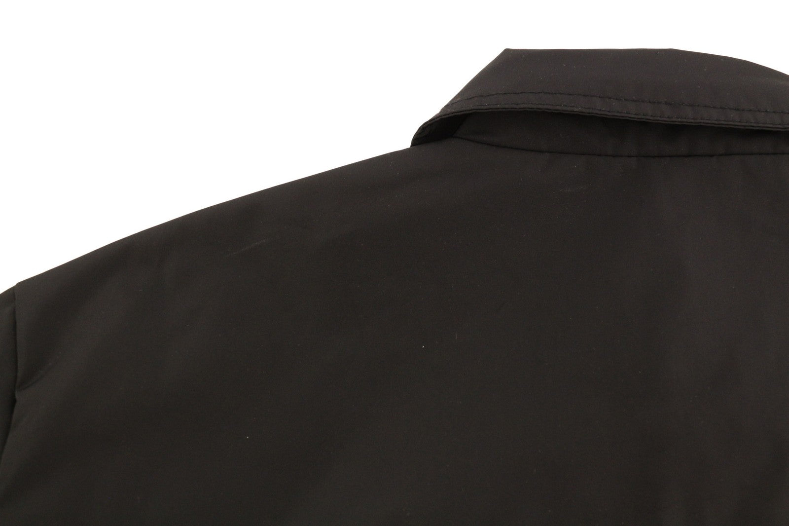 DIESEL J-Coal-New Print Mens Jacket S Black Coated Padded Snap Buttons RRP€230