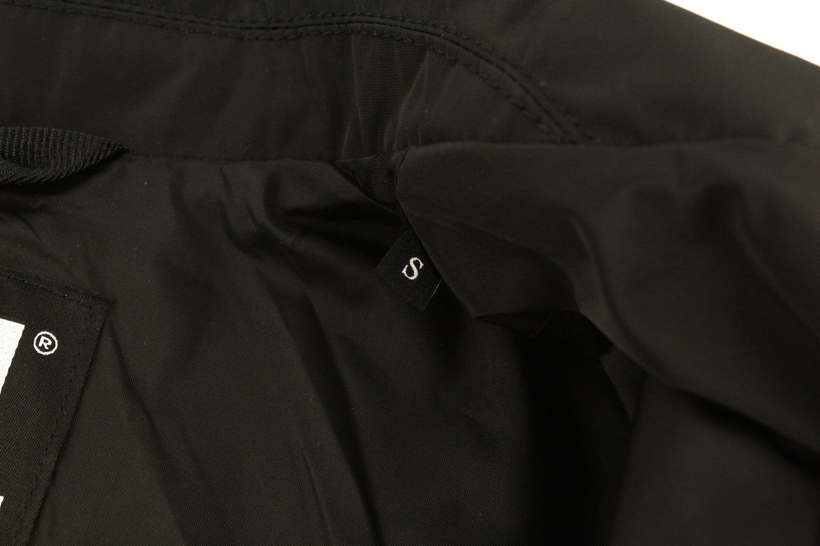 DIESEL J-Coal-New Print Mens Jacket S Black Coated Padded Snap Buttons RRP€230